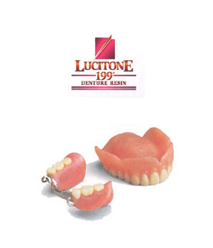 Illustration of top-quality Lucitone 199® denture resin