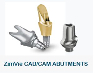 A Close-up View of Zimvie CAD/CAM Abutments at Global Dental Solutions in Atlanta, GA