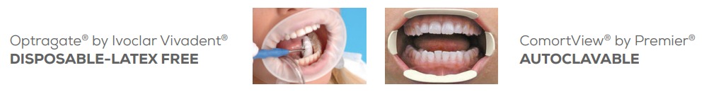 Two Types of Dental Retractors for Holding Lips and Cheeks During a Dental Procedure